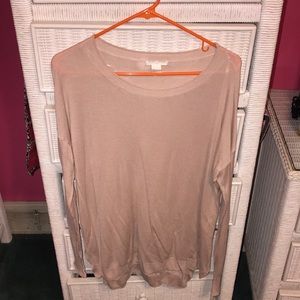 Light Pink Long Light Sweater